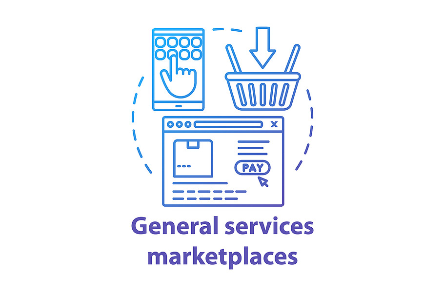 Internet general services icon