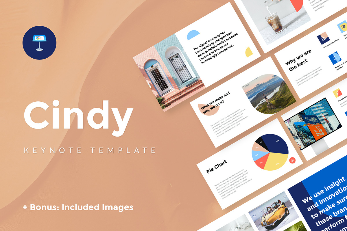 Cindy - Creative Keynote Template in Keynote Templates - product preview 8