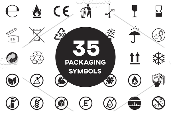 35 Packaging Symbols