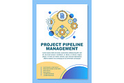 Project management poster template