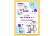 X-ray examination brochure template