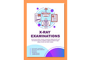 X-ray examination brochure template