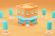 Fairy Bakery or shop building
