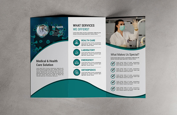 COVID-19 Brochure Design Template in Brochure Templates - product preview 2