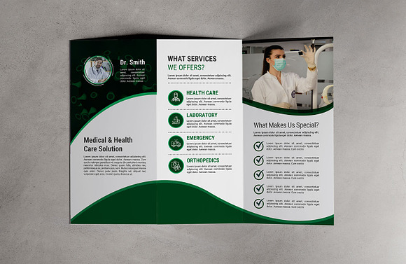 COVID-19 Brochure Design Template in Brochure Templates - product preview 4