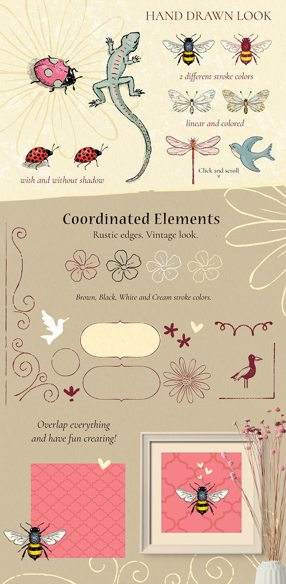 Botanical Clipart Set. Vol. 1 in Illustrations - product preview 4