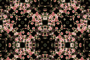 Dark Kaleidoscope Seamless Pattern M
