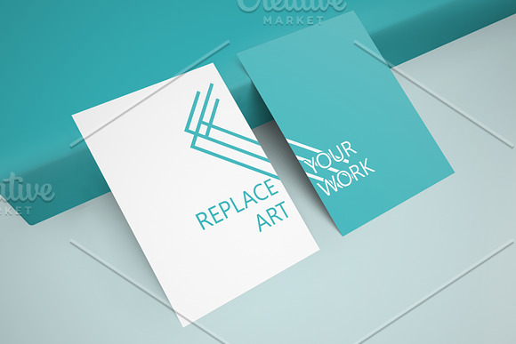 A6 FLYER/POSCARD MOCKUP in Print Mockups - product preview 7
