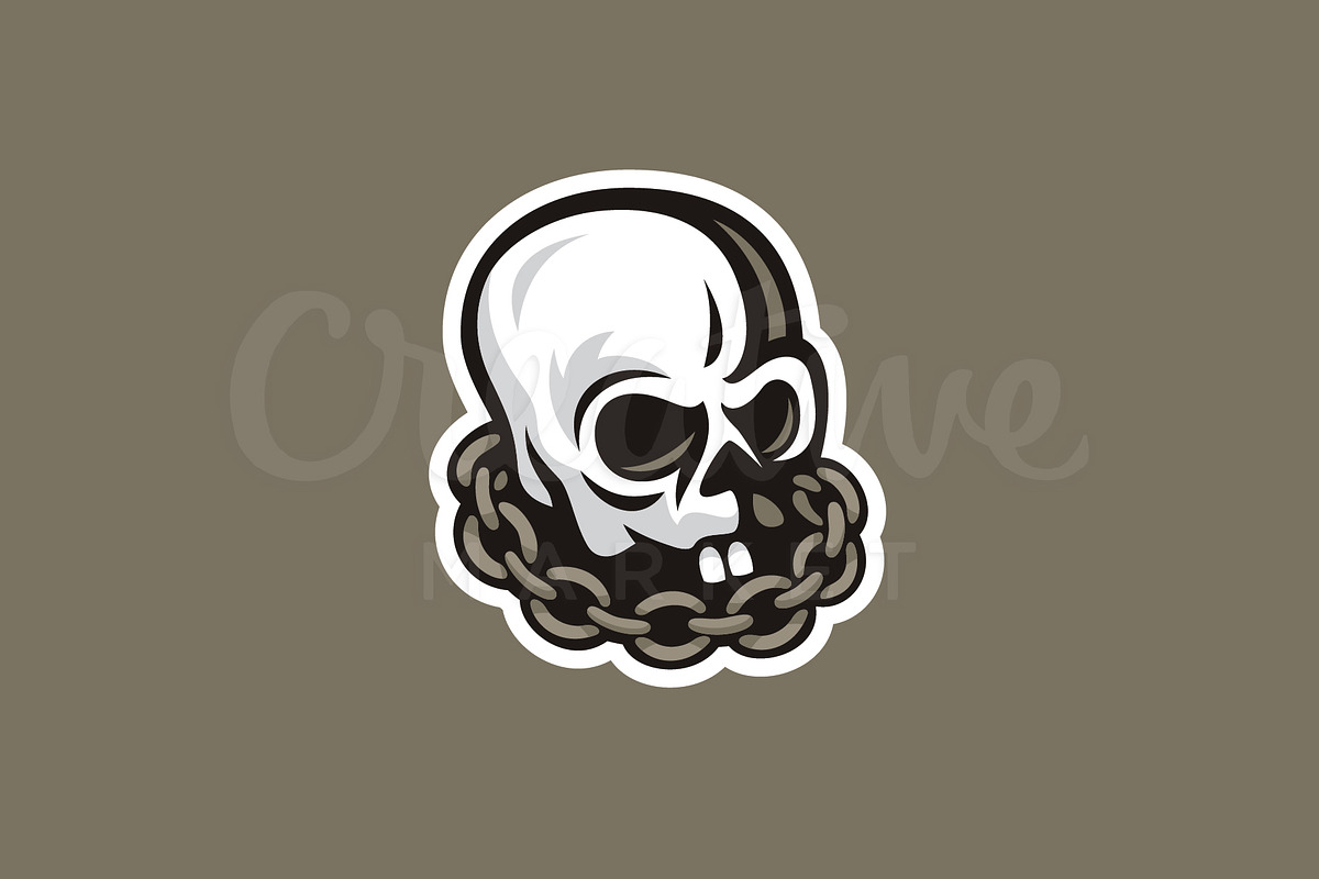 Skull Mascot Logo in Templates - product preview 8