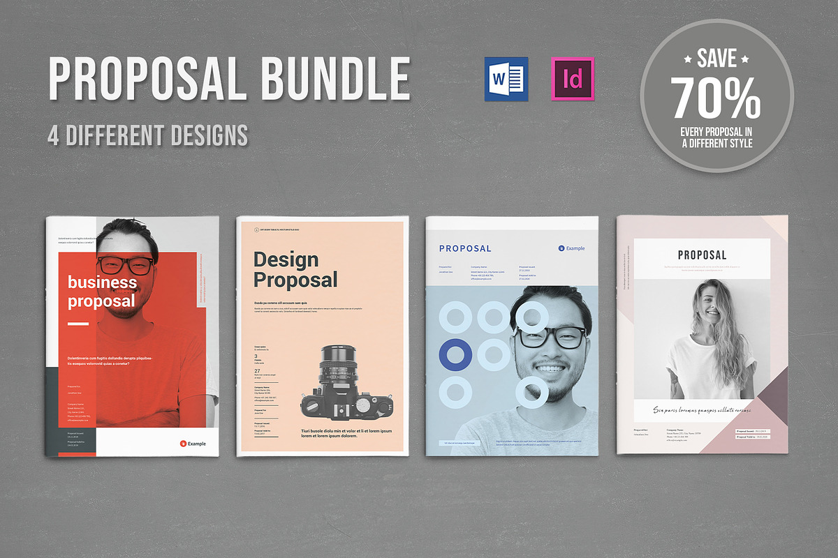 Proposal Bundle Vol. 3 in Brochure Templates - product preview 8