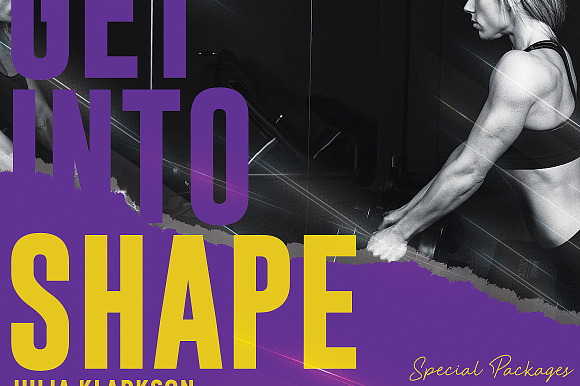 Fitness Personal Trainer Flyer in Flyer Templates - product preview 1