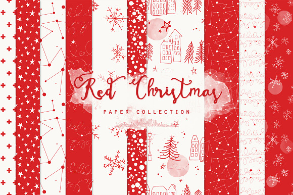 70% OFF Christmas Patterns Bundle in Patterns - product preview 3