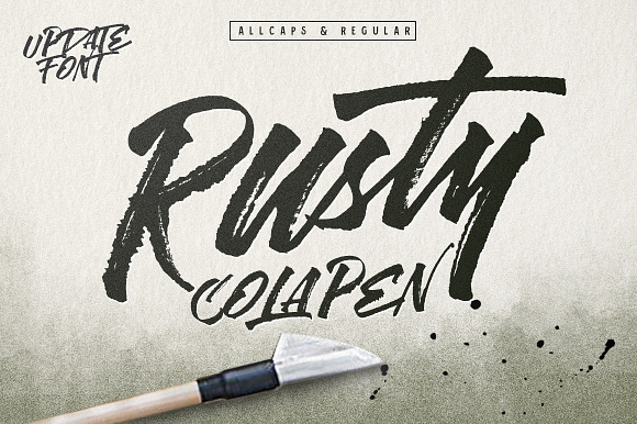 Rusty Cola Pen (Update) in Display Fonts - product preview 5
