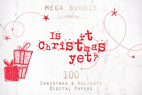 70% OFF Christmas Patterns Bundle in Patterns - product preview 10