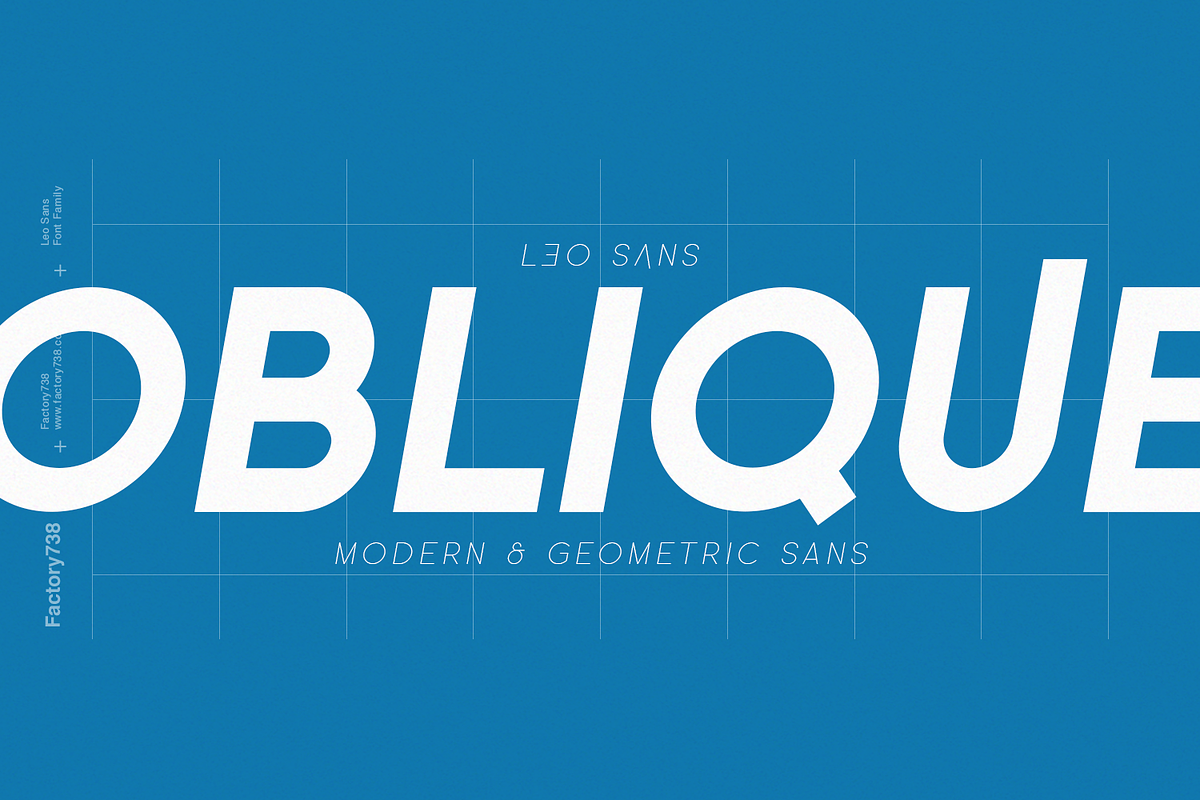 Leo Sans Oblique in Sans-Serif Fonts - product preview 8