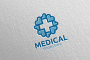 Love Medical Hospital Logo Design 88