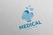 Love Medical Hospital Logo Design 89