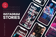 Neon Instagram Stories Template