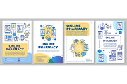 Online pharmacy brochure template