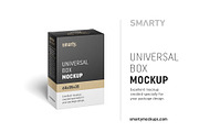 Universal box mockup 60x85x35