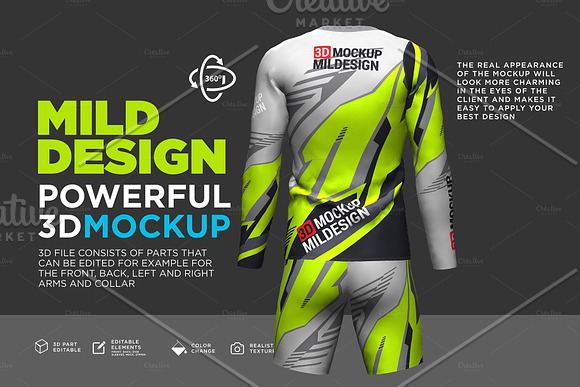 Goalkeeper Jersey - 3D Mockup in Product Mockups - product preview 2
