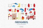 Firefighters Clipart