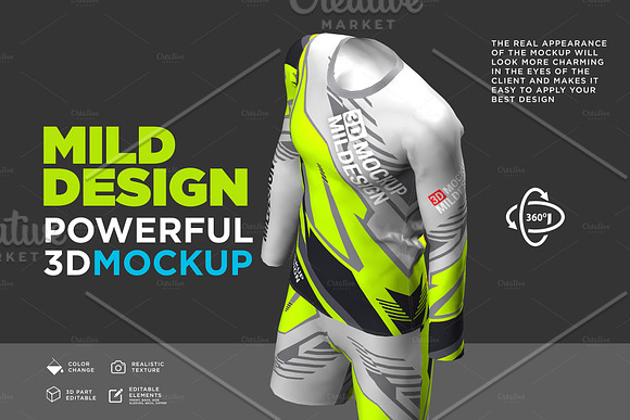 Goalkeeper Jersey - 3D Mockup in Product Mockups - product preview 6