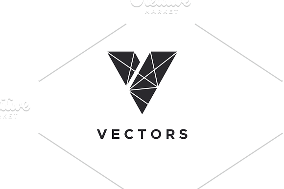 Vectors - Letter V Logo in Logo Templates - product preview 3