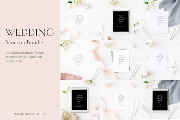 WEDDING Mockup Bundle in Mockup Templates - product preview 19