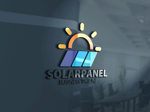 Solar Panel Logo in Logo Templates - product preview 2
