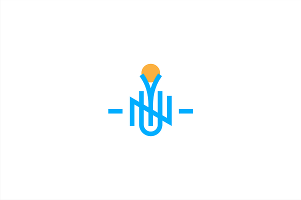 NU Baiterek logo template.