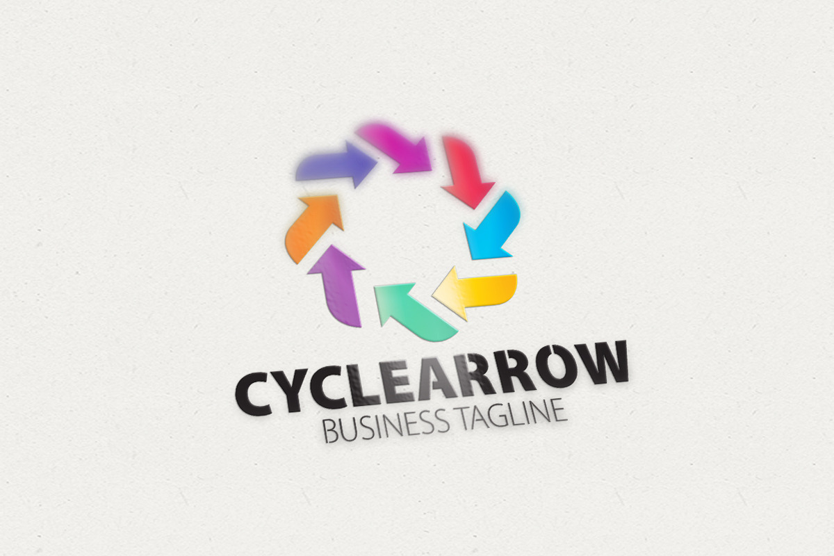 Cycle Arrow Logo in Logo Templates - product preview 8