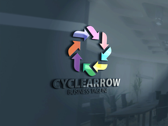 Cycle Arrow Logo in Logo Templates - product preview 1