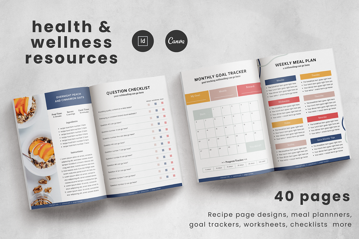 Health + Wellness Resource Templates in Magazine Templates - product preview 8