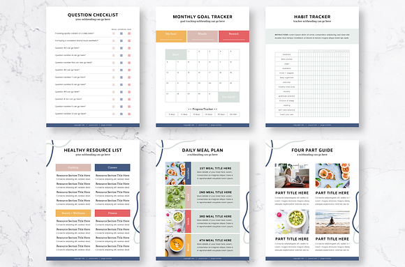 Health + Wellness Resource Templates in Magazine Templates - product preview 7
