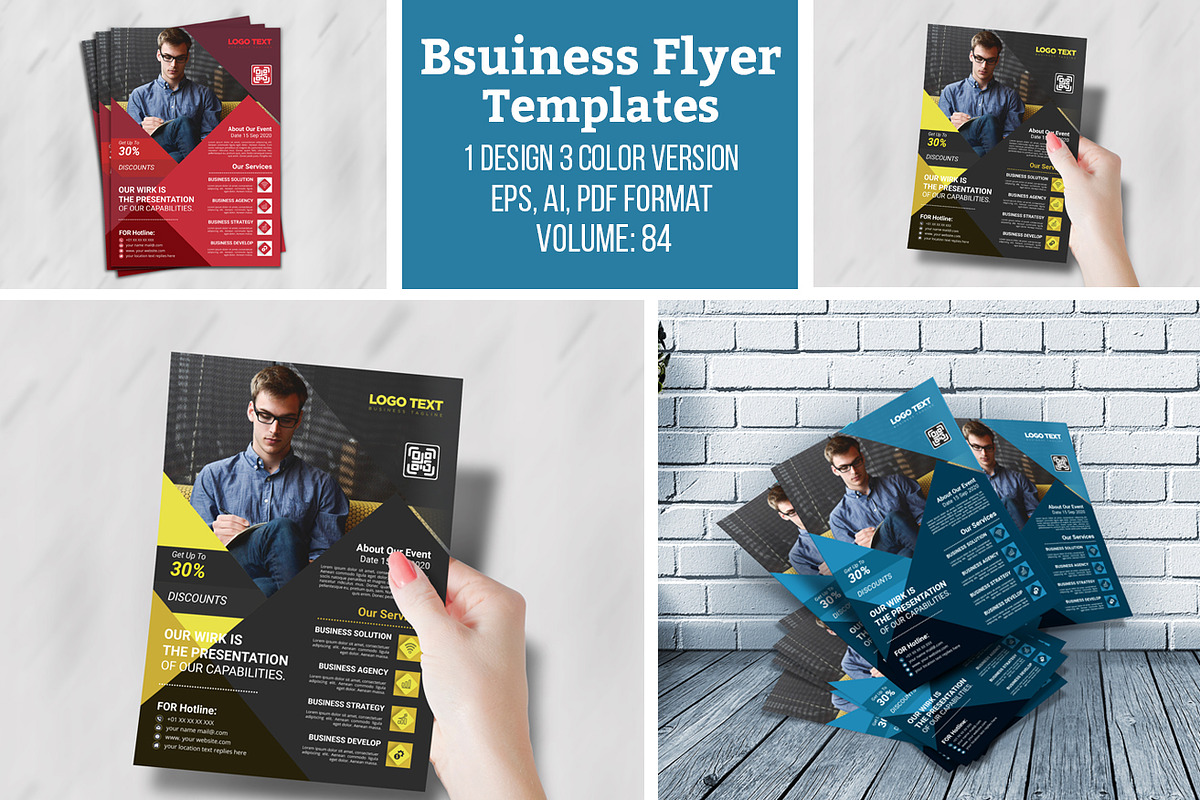 Corporate Business Flyer Design in Flyer Templates - product preview 8