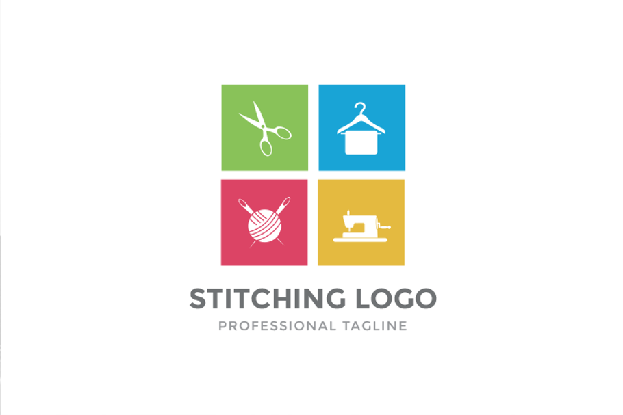 Stitching Logo in Logo Templates - product preview 8