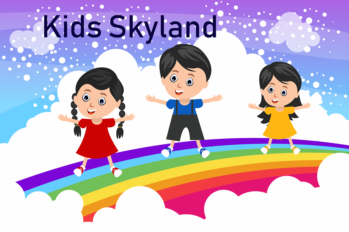 Kids Sky land Illustration in Illustrations - product preview 8