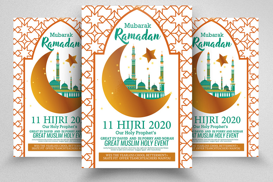 Ramadan Mubarak Flyer Psd