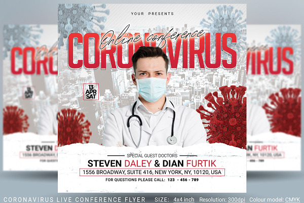 Coronavirus Live Conference Flyer