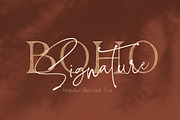 Boho Signature Handwritten Font Trio