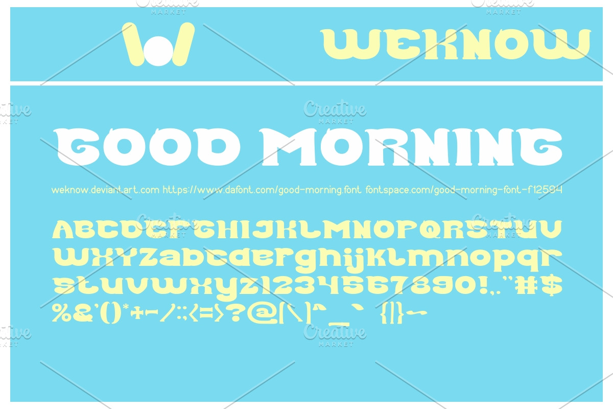Good Morning Font in Display Fonts - product preview 8