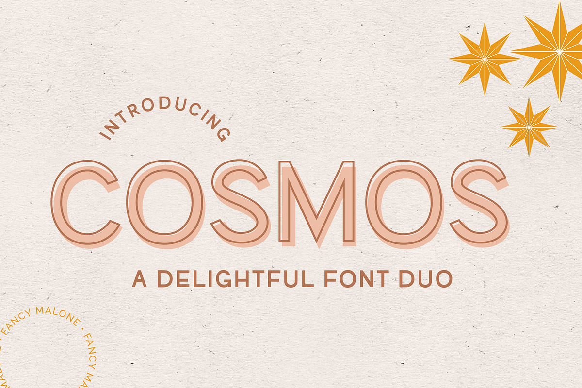 COSMOS Offset Font Duo in Sans-Serif Fonts - product preview 8