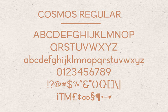 COSMOS Offset Font Duo in Sans-Serif Fonts - product preview 10