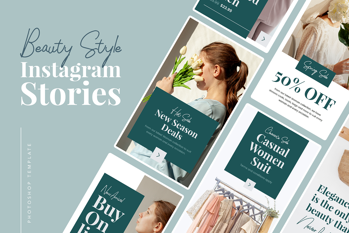 Beauty Instagram Stories Template in Instagram Templates - product preview 8
