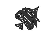 Butterflyfish glyph icon