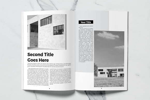 Architect Magazine Template in Magazine Templates - product preview 3
