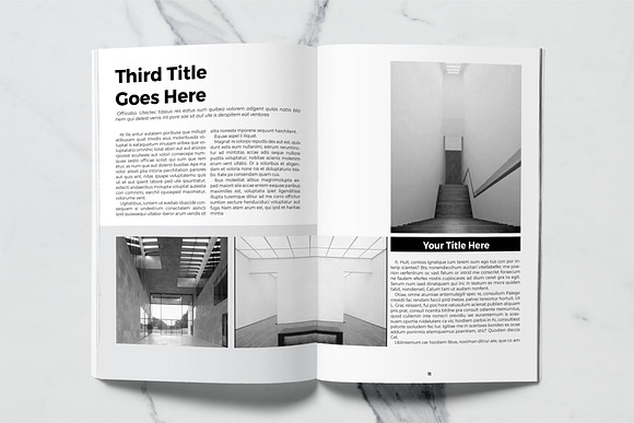 Architect Magazine Template in Magazine Templates - product preview 8