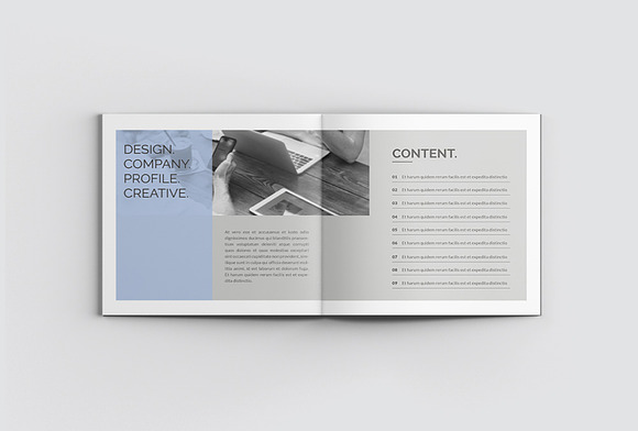 Design Company Profile in Magazine Templates - product preview 2