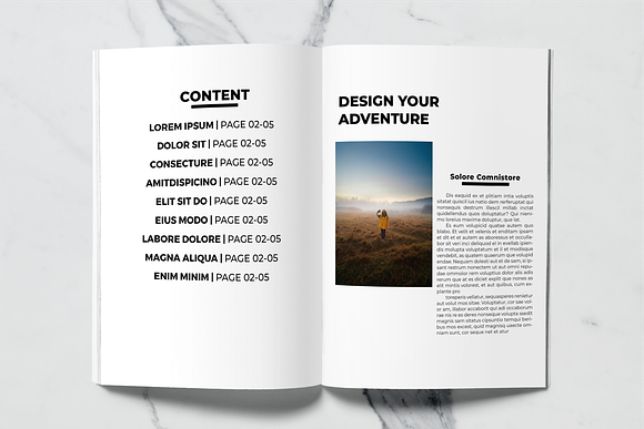 Voyage Magazine Template in Magazine Templates - product preview 1
